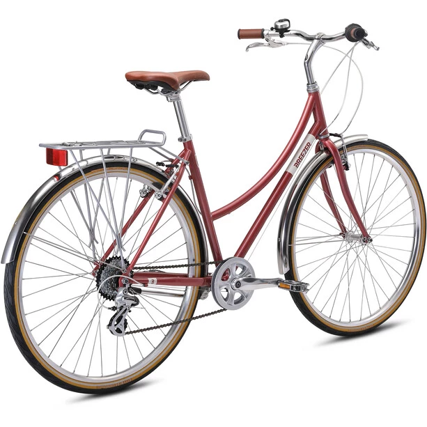 Breezer Vélos De Ville Femme Downtown EX ST, Rouge 4 Breezer Vélos De Ville Femme Downtown EX ST, Rouge – Image 2