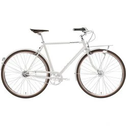 Creme Vélos De Ville Homme Caferacer Doppio Diamant 7 Vitesses, Blanc