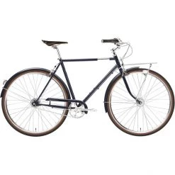 Creme Vélos De Ville Homme Caferacer Doppio Diamant 7 Vitesses, Bleu