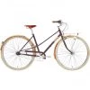 Creme Vélos De Ville Femme Caferacer Doppio Trapèze 7 Vitesses, Marron -Vélos de ville Soldes Magasin creme caferacer doppio trapeze 7 speed pinot noir 1