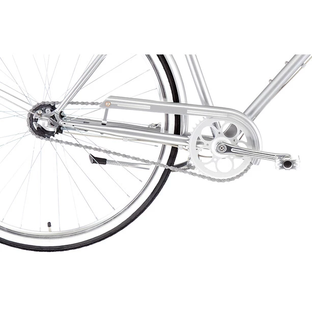 Creme Vélos Urbains Caferacer Uno 3 Vitesses Homme, Argent 7 Creme Vélos Urbains Caferacer Uno 3 Vitesses Homme, Argent – Image 5