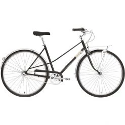 Creme Vélos De Ville Femme Caferacer Uno Trapèze 3 Vitesses, Bleu