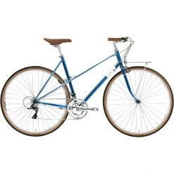 Creme Vélos De Ville Femme Echo Solo Mixte 16 Vitesses, Bleu