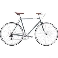 Creme Vélos De Ville Homme Echo Uno 8 Vitesses, Bleu