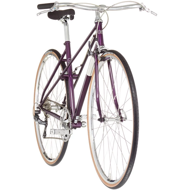 Creme Vélos De Ville Femme Echo Uno Mixte 8 Vitesses, Violet 4 Creme Vélos De Ville Femme Echo Uno Mixte 8 Vitesses, Violet – Image 2