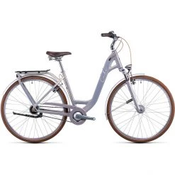 Cube Vélos De Ville Femme Ella Cruise Entrée Basse, Argent