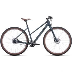 Cube Vélos De Ville Homme Hyde Pro Trapèze, Bleu