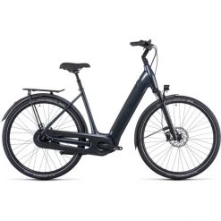 Cube Vélos De Ville électriques Supreme Hybrid EX 625 Entrée Basse, Gris