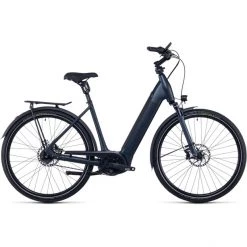 Cube Vélos De Ville électriques Supreme Hybrid SLT 625 Entrée Basse, Bleu