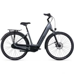 Cube Vélos De Ville électriques Supreme RT Hybrid Pro 625 Entrée Basse, Gris