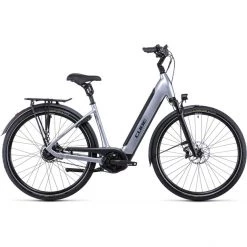 Cube Vélos De Ville électriques Supreme RT Hybrid SL 625 Entrée Basse, Argent