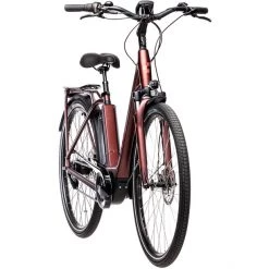 Cube Vélos De Ville électriques Town Hybrid Pro 500 Entrée Basse, Rouge