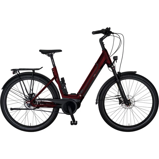 E-bike-manufaktur Vélos De Ville électriques 5NF Col De Cygne Disque Performance CX 625Wh Nexus 5-vitesses FL, Rouge 3 E-bike-manufaktur Vélos De Ville électriques 5NF Col De Cygne Disque Performance CX 625Wh Nexus 5-vitesses FL, Rouge