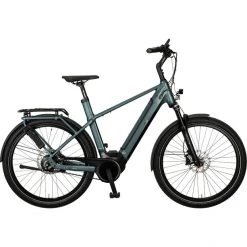 E-bike-manufaktur Vélos De Ville électriques 8CHT Diamant Disque Performance CX 625Wh Rohloff E-Shift, Bleu Pétrole