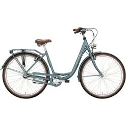 Excelsior Vélos De Ville Femme Swan-Urban Alu 7 Vitesses Deep Wave, Gris/bleu