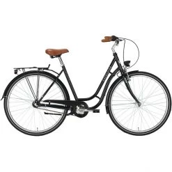 Excelsior Vélos De Ville Femme Touring ND 3 Vitesses TSP, Noir/marron
