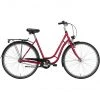 Excelsior Vélos De Ville Femme Touring ND TSP Monovitesse, Rouge -Vélos de ville Soldes Magasin excelsior touring nd single speed tsp red metallic 1