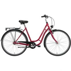 Excelsior Vélos De Ville Femme Touring ND TSP Monovitesse, Rouge