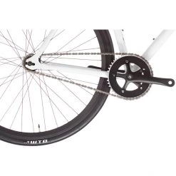 Fixie-inc Vélos Single Speed & Fixies Floater Race, Blanc -Vélos de ville Soldes Magasin fixie inc floater race white 4