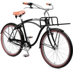 Johnny-loco Cruisers Dutch Delight Beach Cruiser Step Over 26", Noir