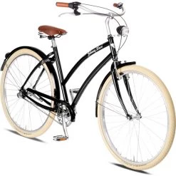 Johnny-loco Vélos Urbains Vienna Urban Cruiser Step Thru, Noir