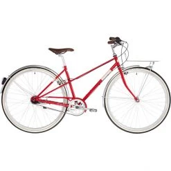 Ortler Vélos De Ville Femme Bricktown Trapèze, Rouge