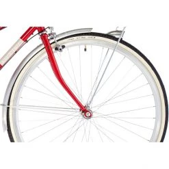 Ortler Vélos De Ville Femme Bricktown Trapèze, Rouge -Vélos de ville Soldes Magasin ortler bricktown classic red 5