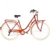 Ortler Vélos Hollandais Cargo Detroit Steel Col De Cygne, Rouge -Vélos de ville Soldes Magasin ortler cargo detroit steel wave shiny red 1