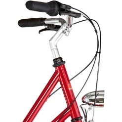 Ortler Vélos Hollandais Detroit EQ Trapèze 6 Vitesses, Rouge -Vélos de ville Soldes Magasin ortler detroit eq 6 speed shiny red 4