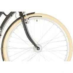 Ortler Vélos De Ville Femme Detroit EQ Alloy Trapèze 6 Vitesses, Noir -Vélos de ville Soldes Magasin ortler detroit eq alloy trapeze 6 speed black 3