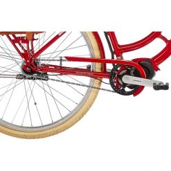 Ortlerortler-summerfield Vélos De Ville électriques E-Summerfield Trapèze 7 Vitesses, Rouge -Vélos de ville Soldes Magasin ortler e summerfield trapeze 7 speed classic red 4