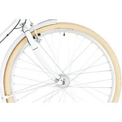 Ortler Vélos Hollandais Van Dyck Trapèze, Blanc -Vélos de ville Soldes Magasin ortler van dyck trapeze white 3