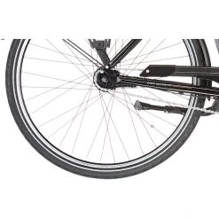 Vermont Vélos De Ville électriques E-Jersey 7 Vitesses RT, Noir -Vélos de ville Soldes Magasin vermont e jersey 7 speed rt black glossy blue 7