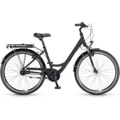 Winora Vélos De Ville Femme Hollywood N7 Col De Cygne, Noir