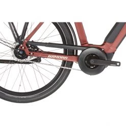 Winora Vélos De Ville électriques Sinus N5 Col De Cygne 27.5" Pouces, Rouge -Vélos de ville Soldes Magasin winora sinus n5 275 wave maroon red matt 6