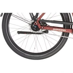 Winora Vélos De Ville électriques Sinus N5 Col De Cygne 27.5" Pouces, Rouge -Vélos de ville Soldes Magasin winora sinus n5 275 wave maroon red matt 7