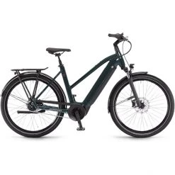 Winora Vélos De Ville électriques Sinus N8 Trapèze, Bleu Pétrole
