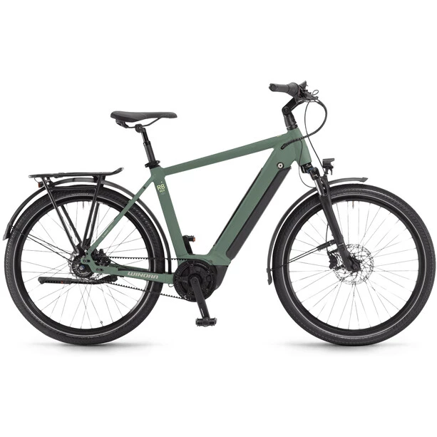 Winora Vélos De Ville électriques Sinus R8 Eco Diamant, Olive 3 Winora Vélos De Ville électriques Sinus R8 Eco Diamant, Olive