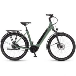 Winora Vélos De Ville électriques Sinus R8 Eco Col De Cygne, Olive