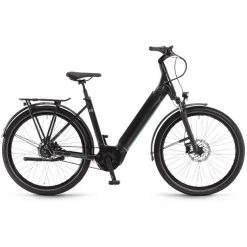 Winora Vélos De Ville électriques Sinus R8f Col De Cygne 27.5" Pouces, Noir