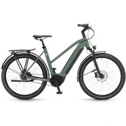 Winora Vélos De Ville électriques Sinus R8f Eco Trapèze, Olive